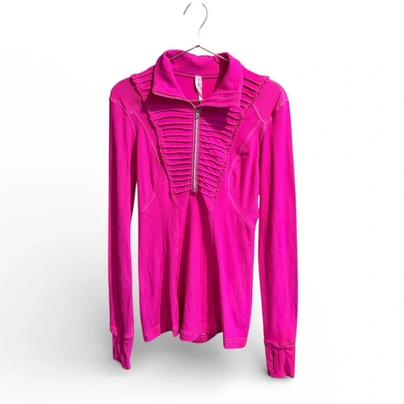 Lululemon Run: Your Heart Out Size 4 Pullover. Paris Pink. Lulu Fanatics - Picture 2 of 5